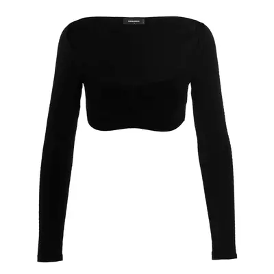 DSQUARED2 Maglia Cropped Costine