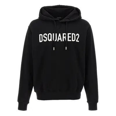 DSQUARED2 Felpa Con Cappuccio Stampa Logo