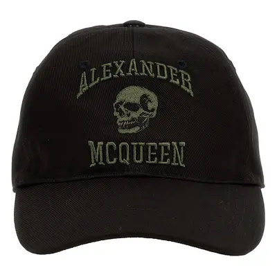 MCQUEEN Cappellino 'Varsity Skull'