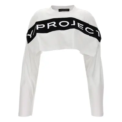 Y/PROJECT T-Shirt Cropped Logo