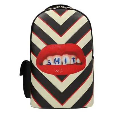 SELETTI Zaino 'Lipstick Black' Seletti X Toiletpaper