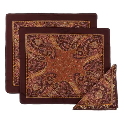 ETRO HOME Set 2 Tovagliette + Tovaglioli 'Orbea'