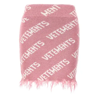 VETEMENTS Gonna 'Iconic Lurex Monogram'