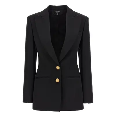 BALMAIN Blazer Doppiopetto Bottoni Logo