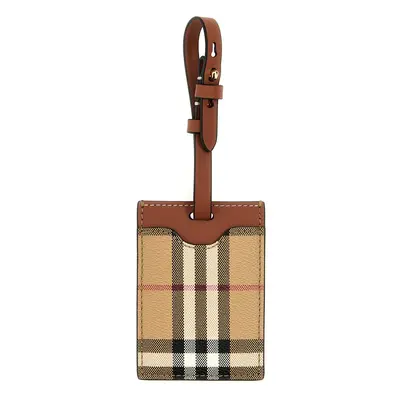 BURBERRY Targhetta Per Valigia Check