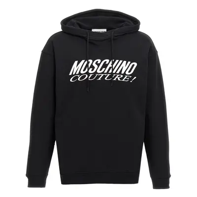 MOSCHINO Felpa Con Cappuccio Stampa Logo