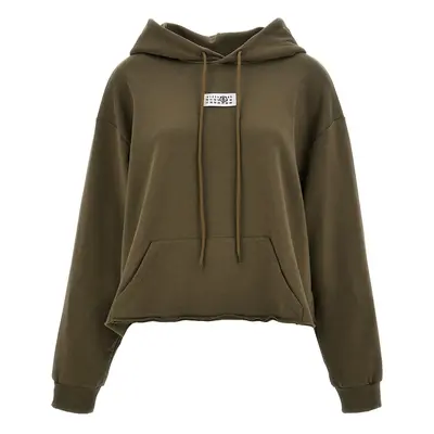 MM6 MAISON MARGIELA Felpa Con Cappuccio Etichetta Logo