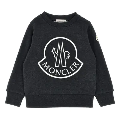 MONCLER ENFANT Felpa Stampa Logo