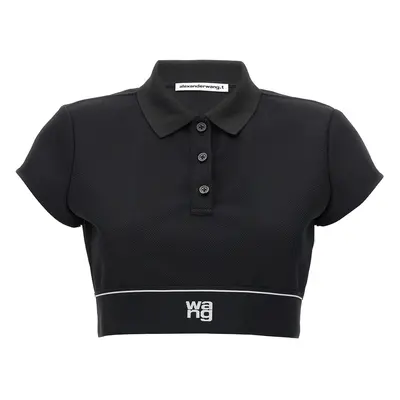 T BY ALEXANDER WANG Polo 'Cheerleader Top'