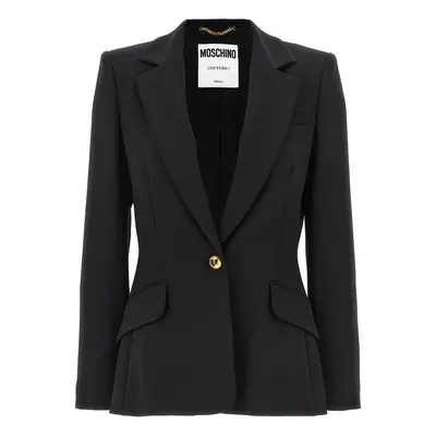 MOSCHINO Blazer Monopetto Crepe