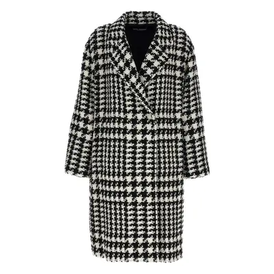 DOLCE & GABBANA Cappotto 'Pied De Poule'