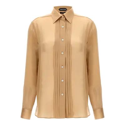 TOM FORD Camicia Plastron Plissè