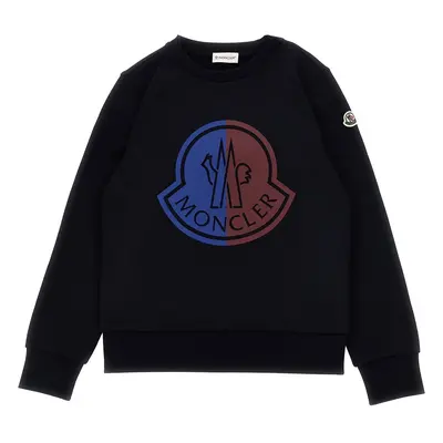 MONCLER ENFANT Felpa Stampa Logo