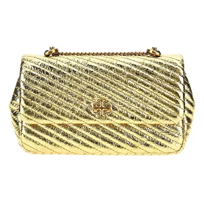 TORY BURCH Tracolla 'Kira Metallic Moto Quilt Mini'