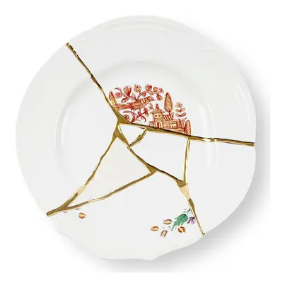 SELETTI Piatto Piano 'Kintsugi' ⌀ 27,5 Cm