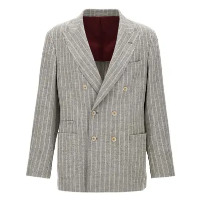 BRUNELLO CUCINELLI Blazer Gessato