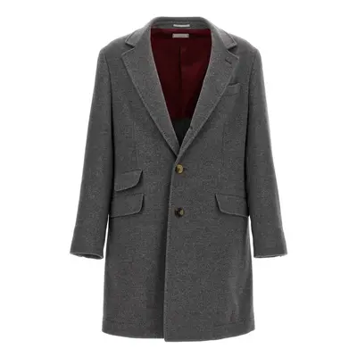 BRUNELLO CUCINELLI Cappotto Monopetto Cashmere