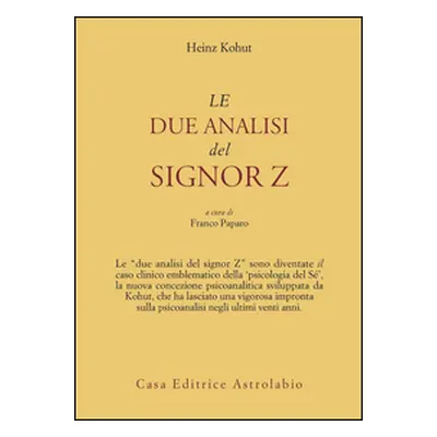 Le due analisi del signor Z