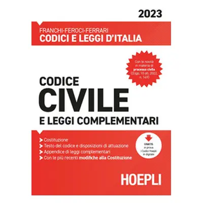 Codice civile e leggi complementari 2023