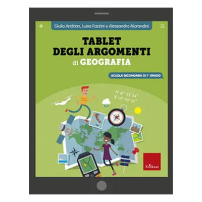 Tablet degli argomenti di geografia. Scuola secondaria di 1º grado