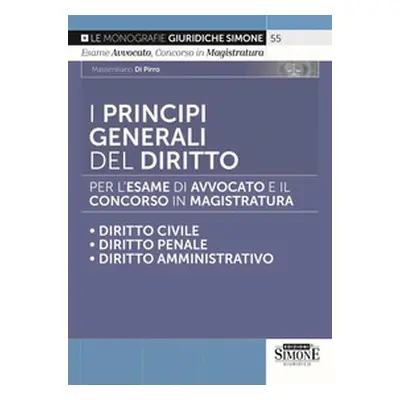 I principi generali del diritto per l'esame di avvocato e il concorso in magistratura. Diritto c