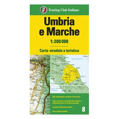 Umbria, Marche 1:200.000