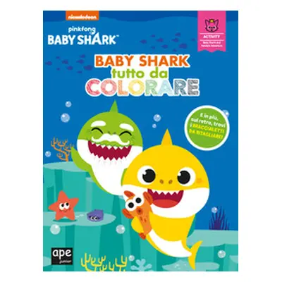 Baby Shark tutto da colorare