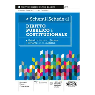 Schemi & schede di diritto pubblico e costituzionale