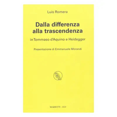 Dalla differenza alla trascendenza in Tommaso d'Aquino e Heidegger