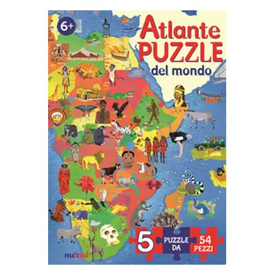 Atlante puzzle del mondo