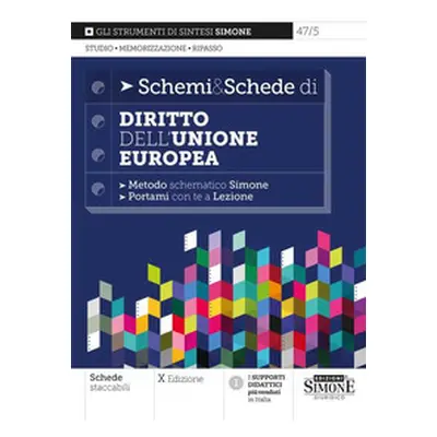 Schemi & schede di diritto dell'Unione Europea