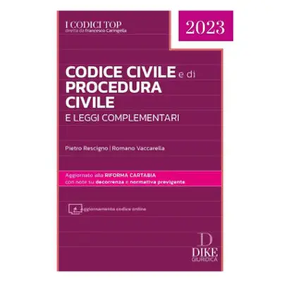 Codice civile e di procedura civile e leggi complementari