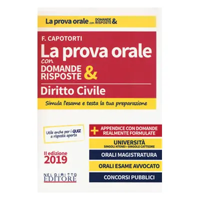 Diritto civile. La prova orale con domande & risposte