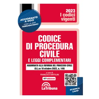 Codice di procedura civile e leggi complementari