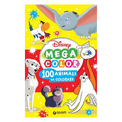 100 animali da colorare. Mega color Disney