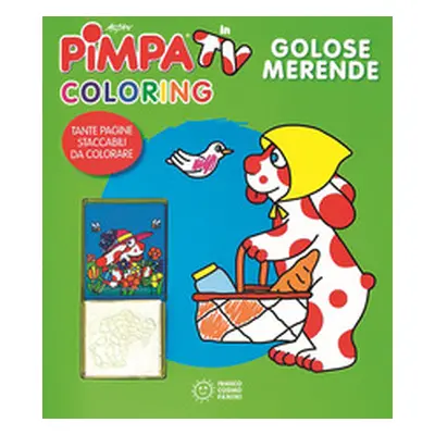 Golose merende. Pimpa in tv. Coloring