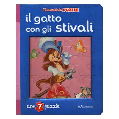 Il gatto con gli stivali. Finestrelle in puzzle