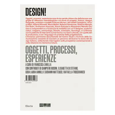 Design! Oggetti, processi, esperienze