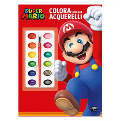 Super Mario. Colora con gli acquerelli