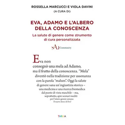 Eva, Adamo e l'albero della conoscenza. La salute di genere come strumento di cura personalizzat