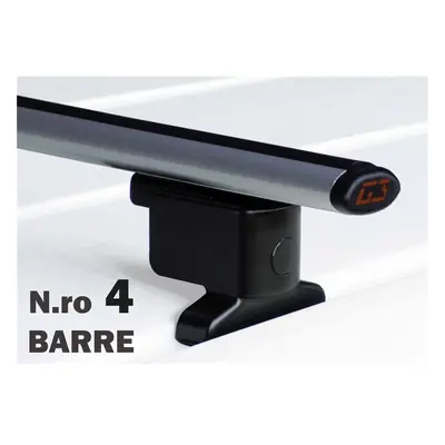 Barre tetto Furgone per OPEL COMBO dal 2023 in poi Kit completo 4 PZ da 150CM in Alluminio con S