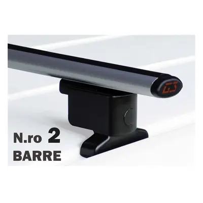 Barre tetto Furgone per CITROEN JUMPER passo 4035 mm XL Kit completo 2 PZ da 130CM in Alluminio 