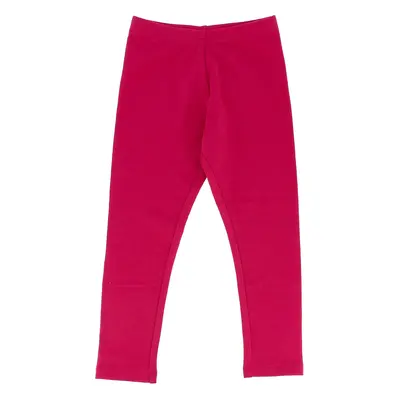 leggings in felpa da bambina, rosa