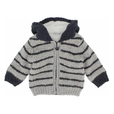 cardigan in maglia da bambino, grigio