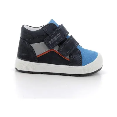 scarpe in pelle da bambino navy-oceano