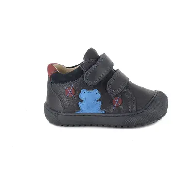 scarpe in pelle da bambino blu