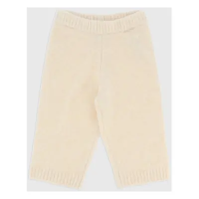 pantalone culotte da bambina, bianco