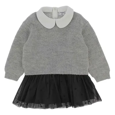 vestito da bambina, grigio