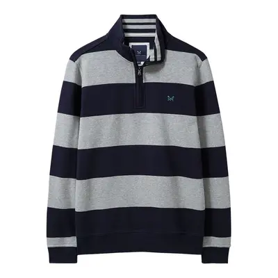 Maglione Uomo 1/2 Zip Heathered Stripe