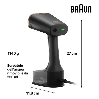 Braun Stiratrice verticale QuickStyle 7 3d Dual FreeGlide